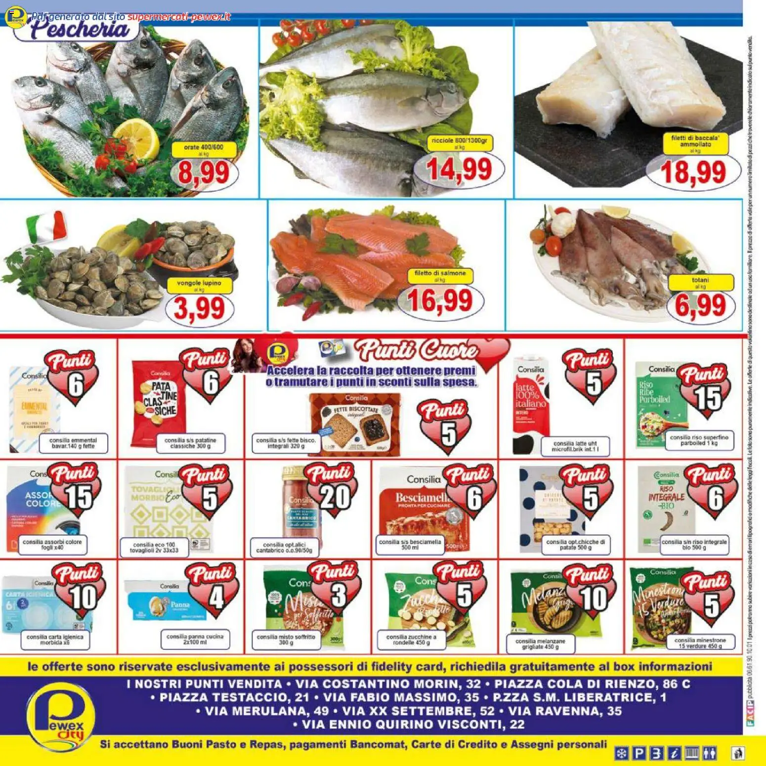 Volantino Pewex del 07.11.2025 | Pagina: 16 | Prodotti: Melanzane, Fette biscottate, Alici, Emmental