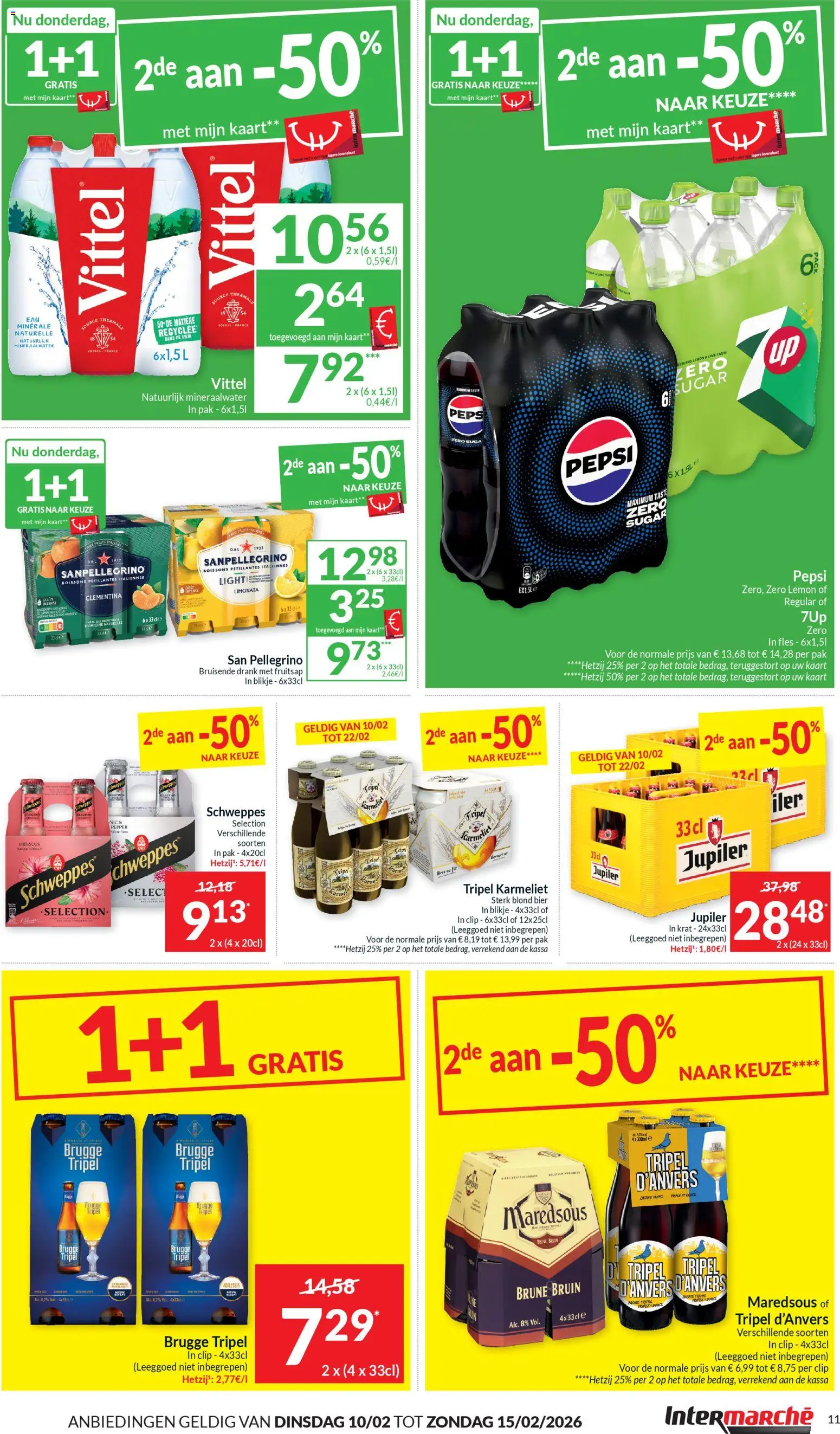 {H1} | Pagina: 11 | Producten: Fles, Pepsi, Mineraalwater, Kaart