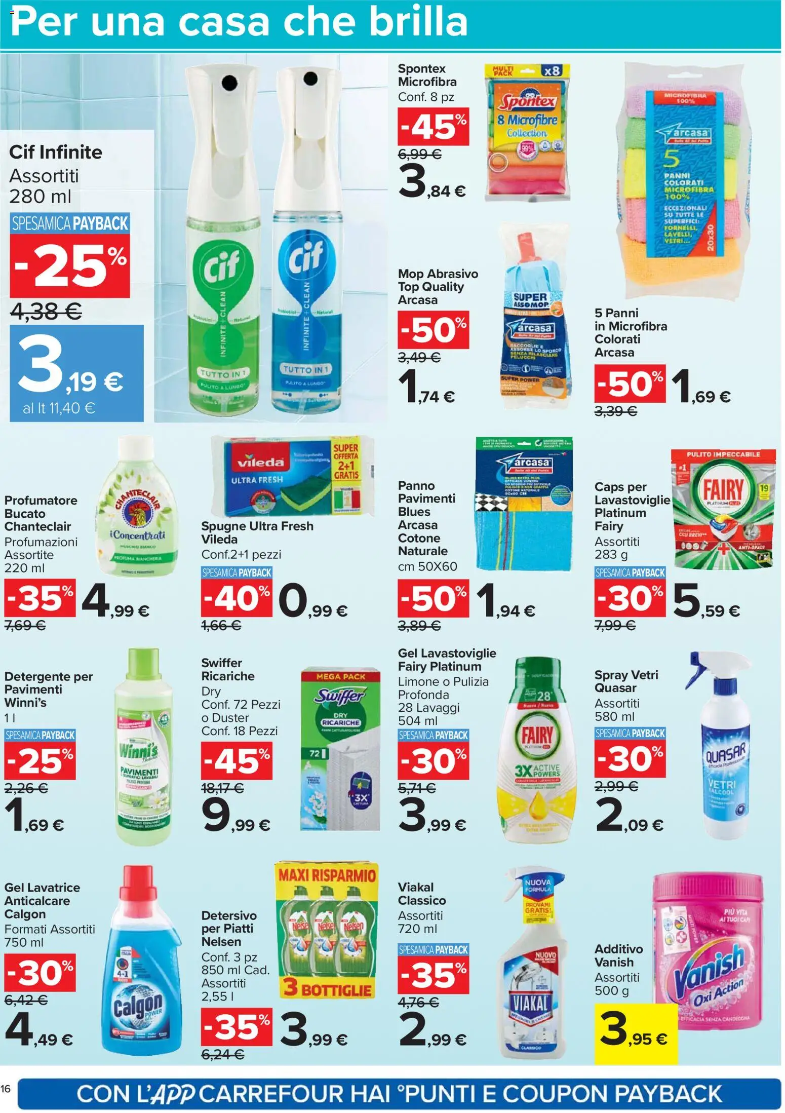 Volantino Carrefour del 17.02.2026 | Pagina: 16 | Prodotti: Top, Lavatrice, Lavastoviglie, Fornelli