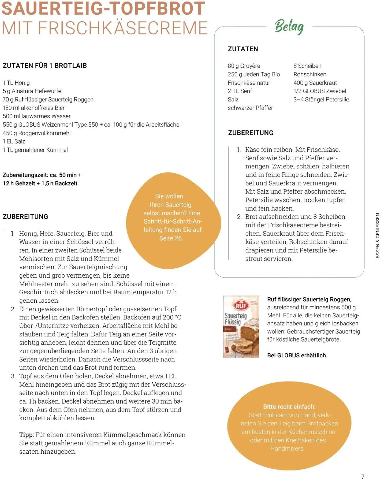 Globus Mio Magazin – gültig ab 01.10.2025 | Seite: 7 | Produkte: Mehl, Weizenmehl, Backofen, Brot