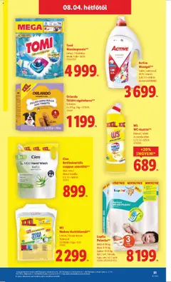 Lidl akciós ujság - amely érvényes a következő dátumtól: 31.07.2025 | Oldal: 51 | Termékek: Orchidea, Pelenka, Aloe vera, Szappan
