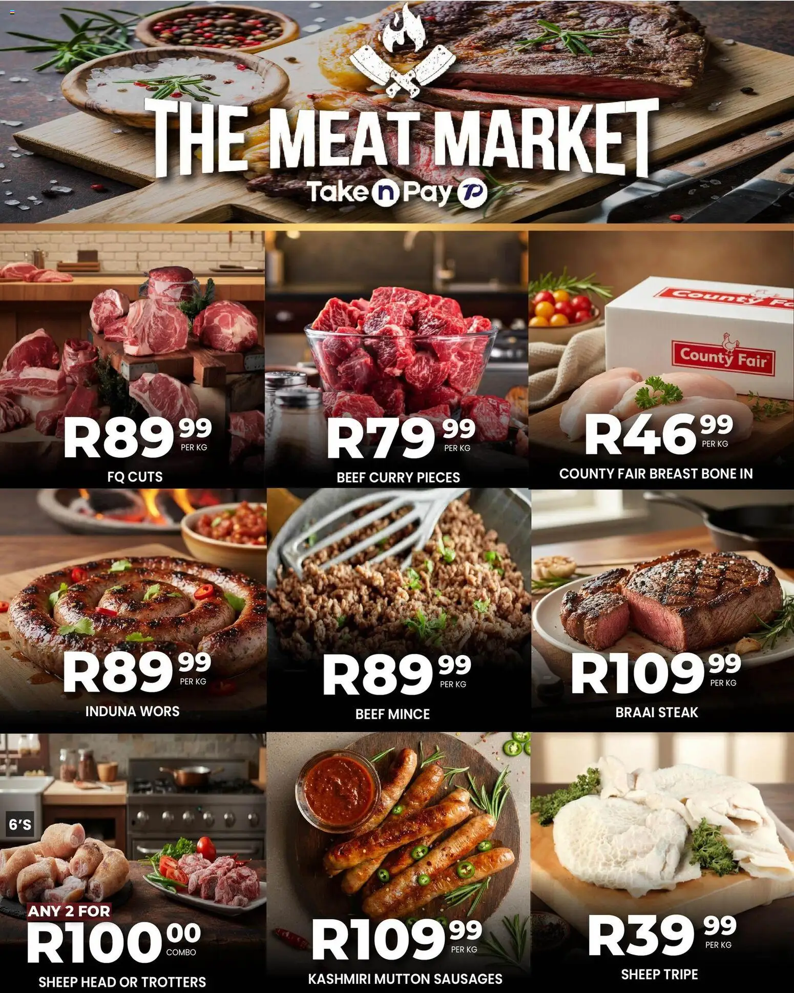 New Take n Pay catalogue – valid from 16.01.2026 | Page: 9 | Products: Steak, Beef
