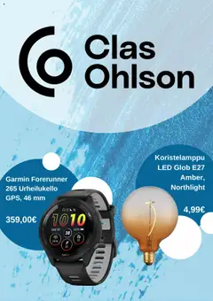 Clas Ohlson-mainoslehti voimassa 12.09.2025 alkaen