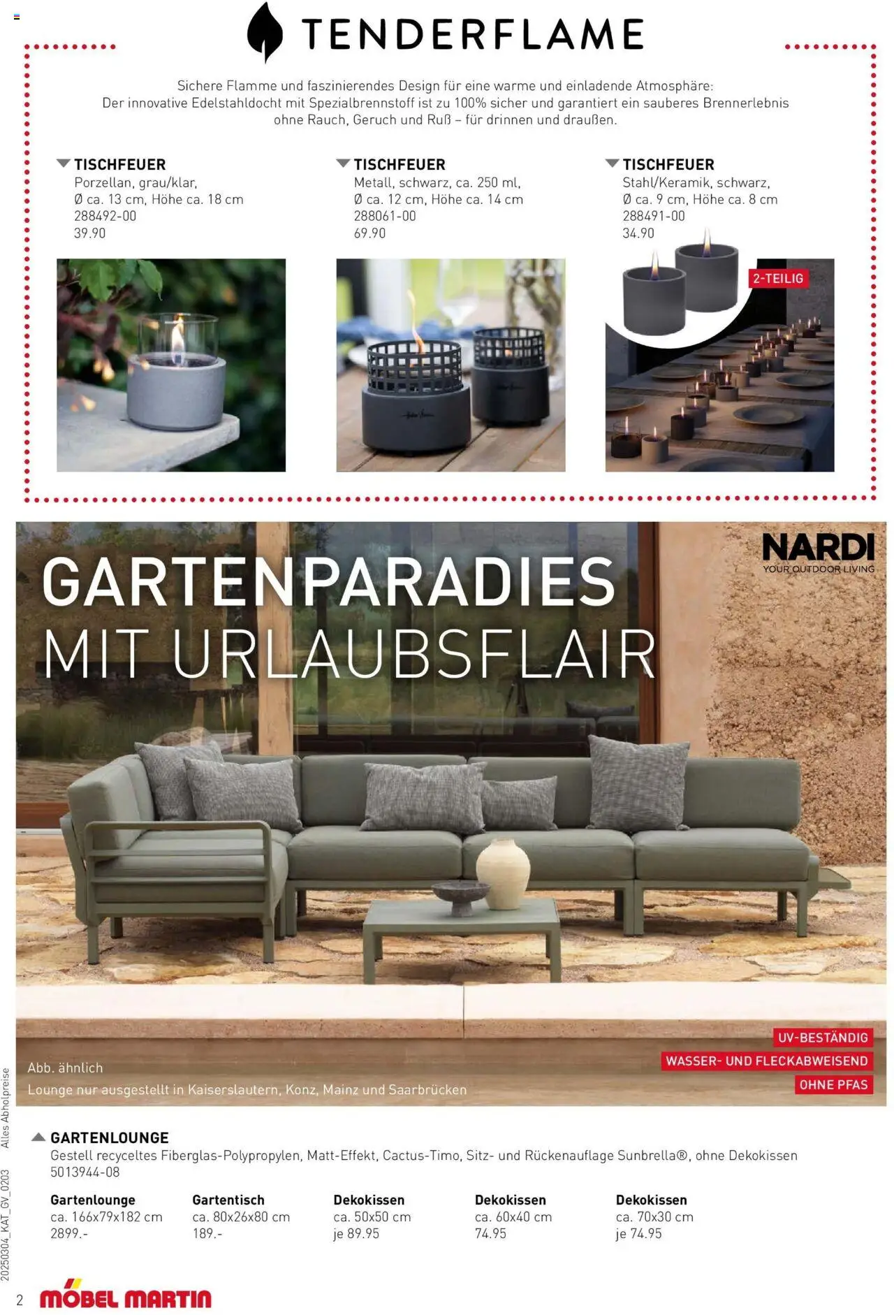 Möbel Martin Wohnfühl-Garten - gültig ab dem 04.03.2025 | Seite: 2 | Produkte: Wasser