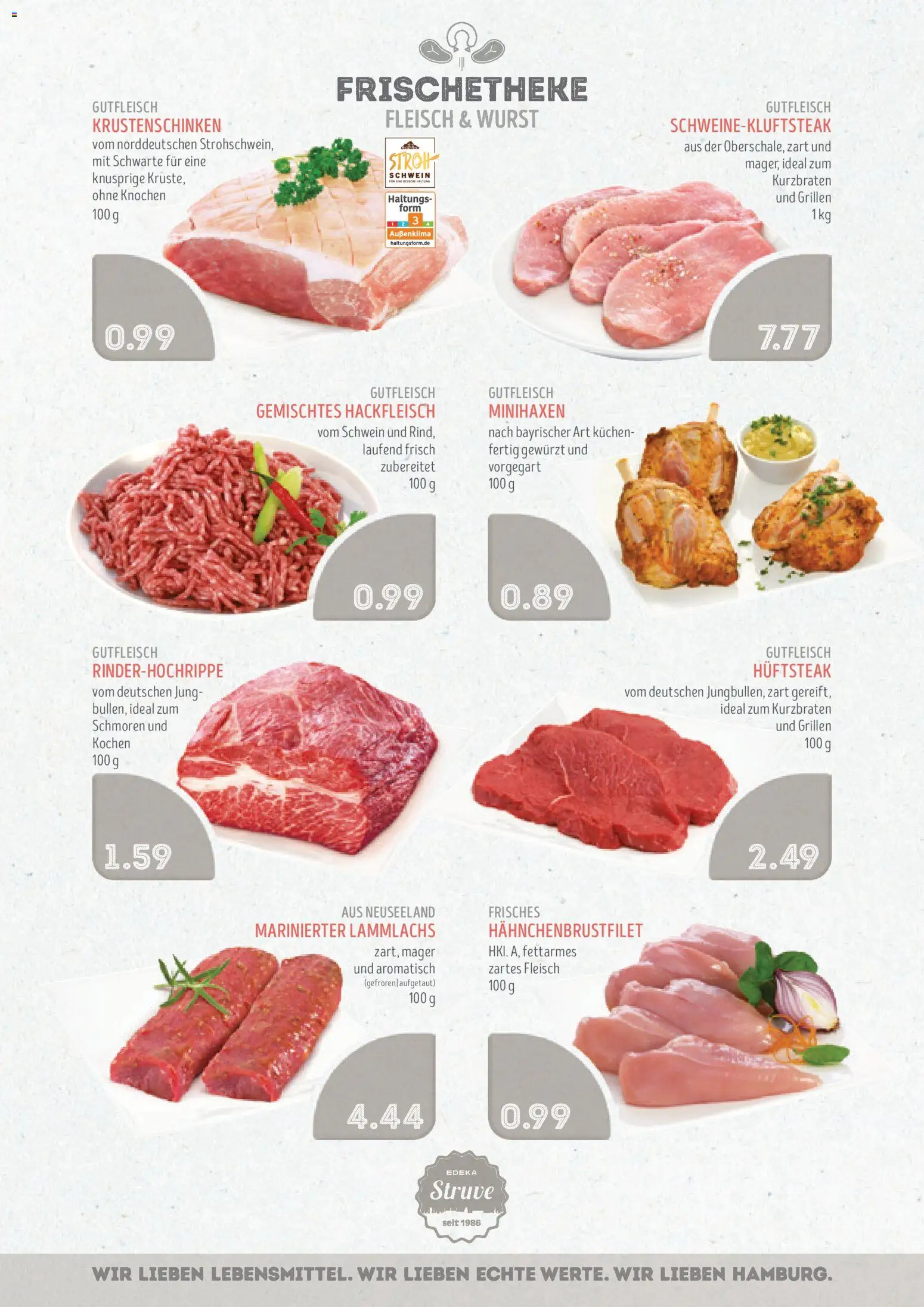 Edeka Struve Prospekt 	 – gültig ab 02.03.2026 | Seite: 4 | Produkte: Wurst, Kuchen, Fleisch, Hackfleisch