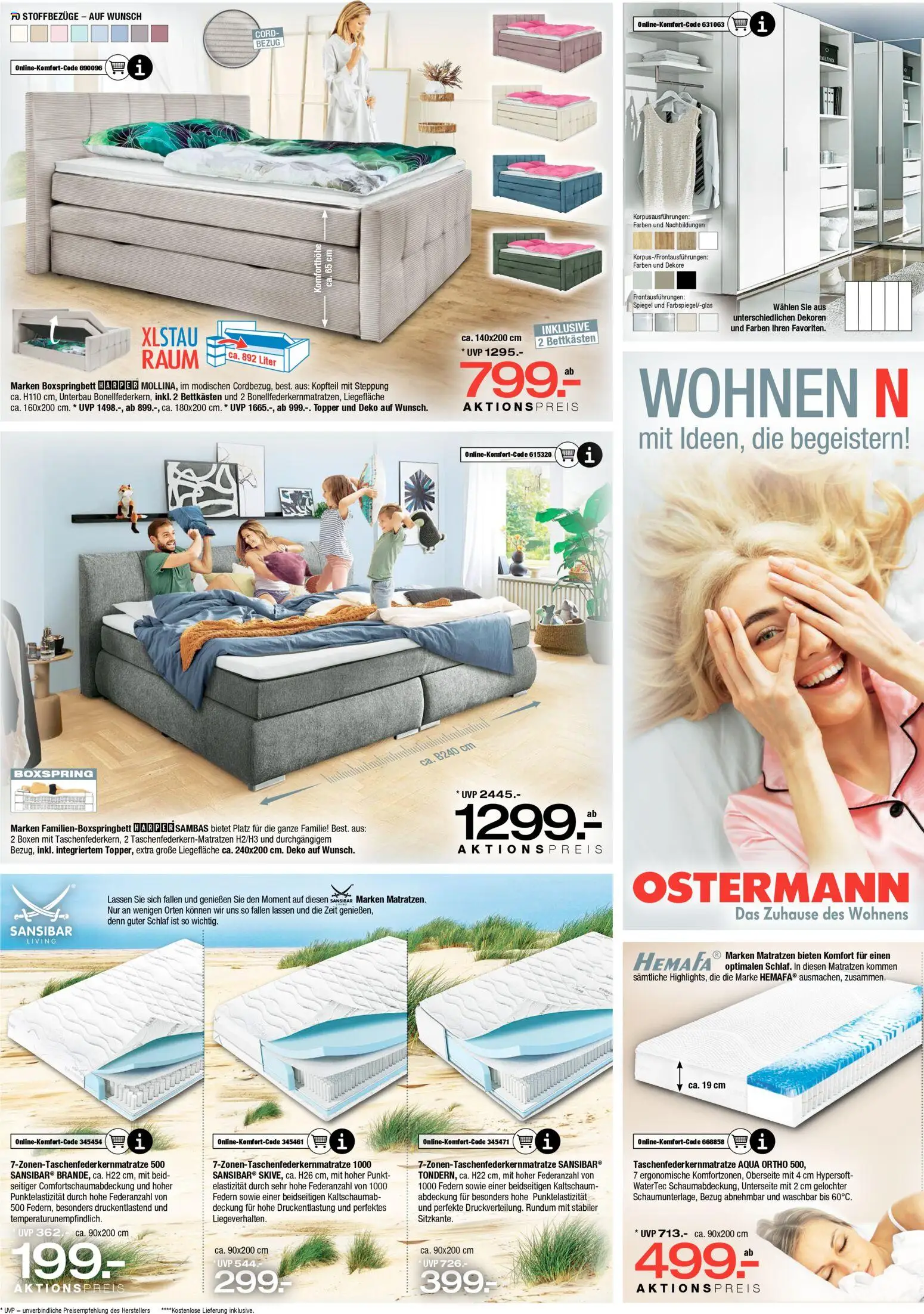 Ostermann Prospekt 	 – gültig ab 11.04.2026 | Seite: 10 | Produkte: Boxspringbett, Topper, Spiegel