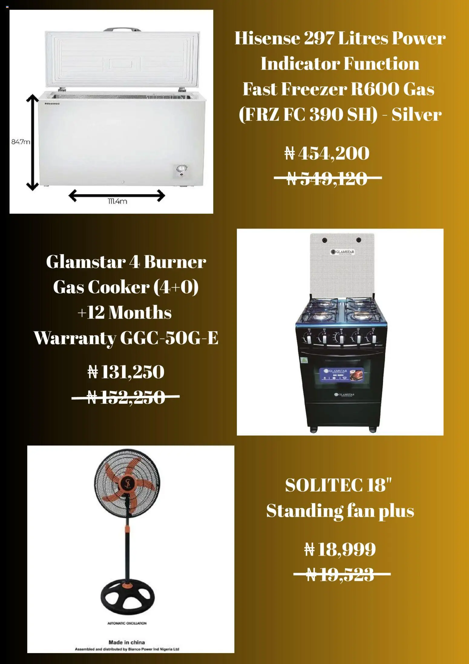 Jumia Catalogue valid from 31.10.2025 | Page: 4 | Products: Fan, Freezer