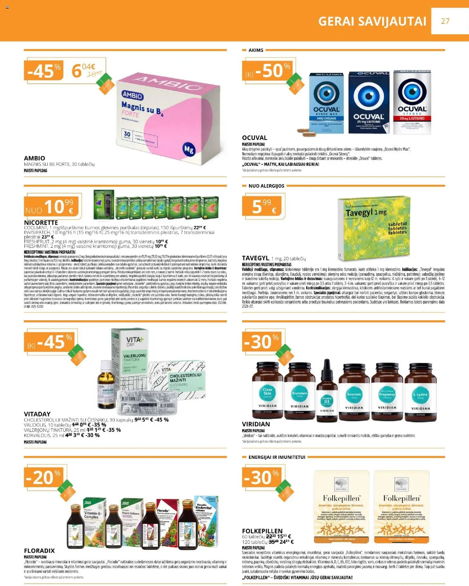 Gintarinė akcijos nuo 01.12.2025 | Puslapis: 27