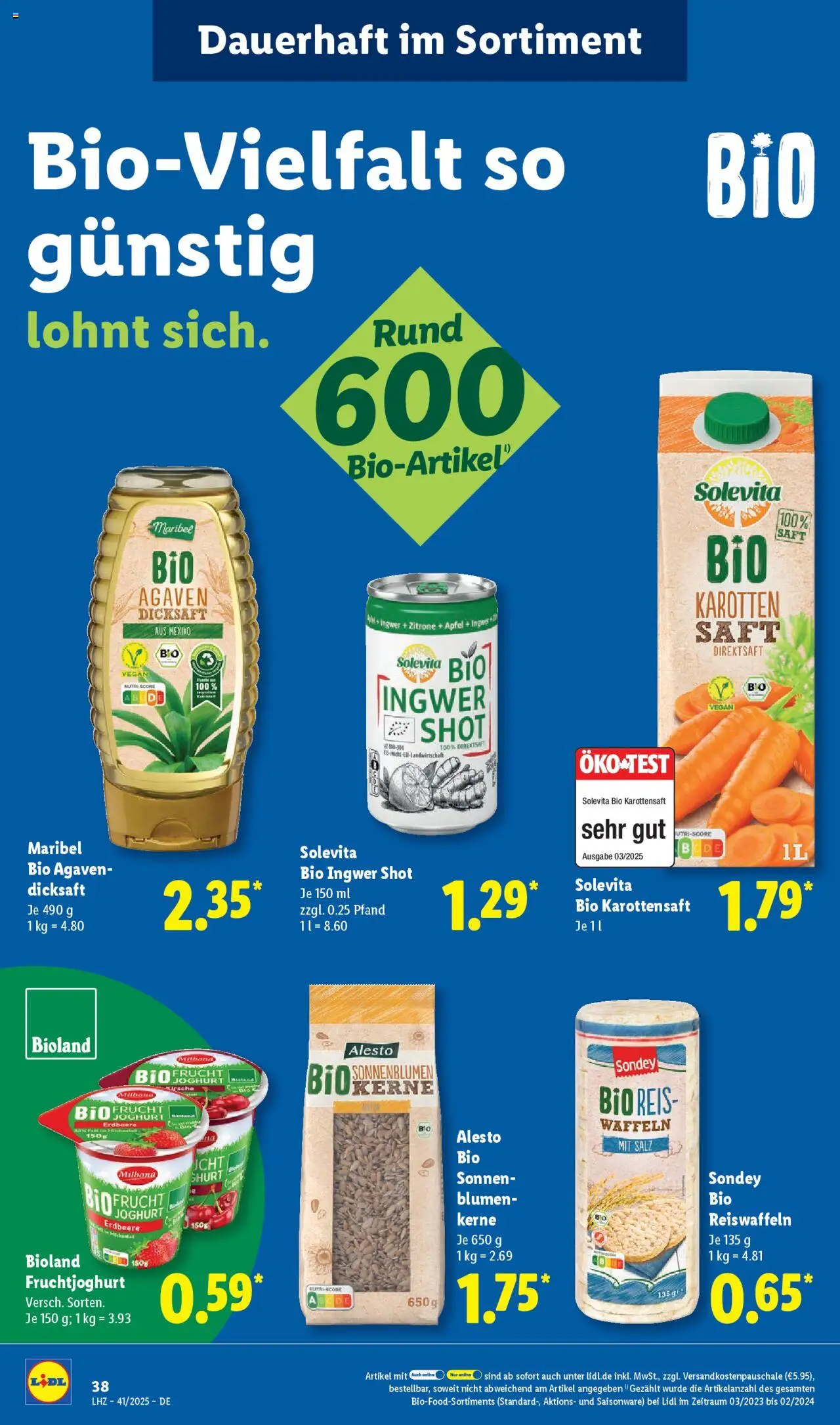 Lidl Prospekt Düsseldorf – gültig ab 06.10.2025 | Seite: 54 | Produkte: Äpfel, Fruchtjoghurt, Waffeln, Zitrone