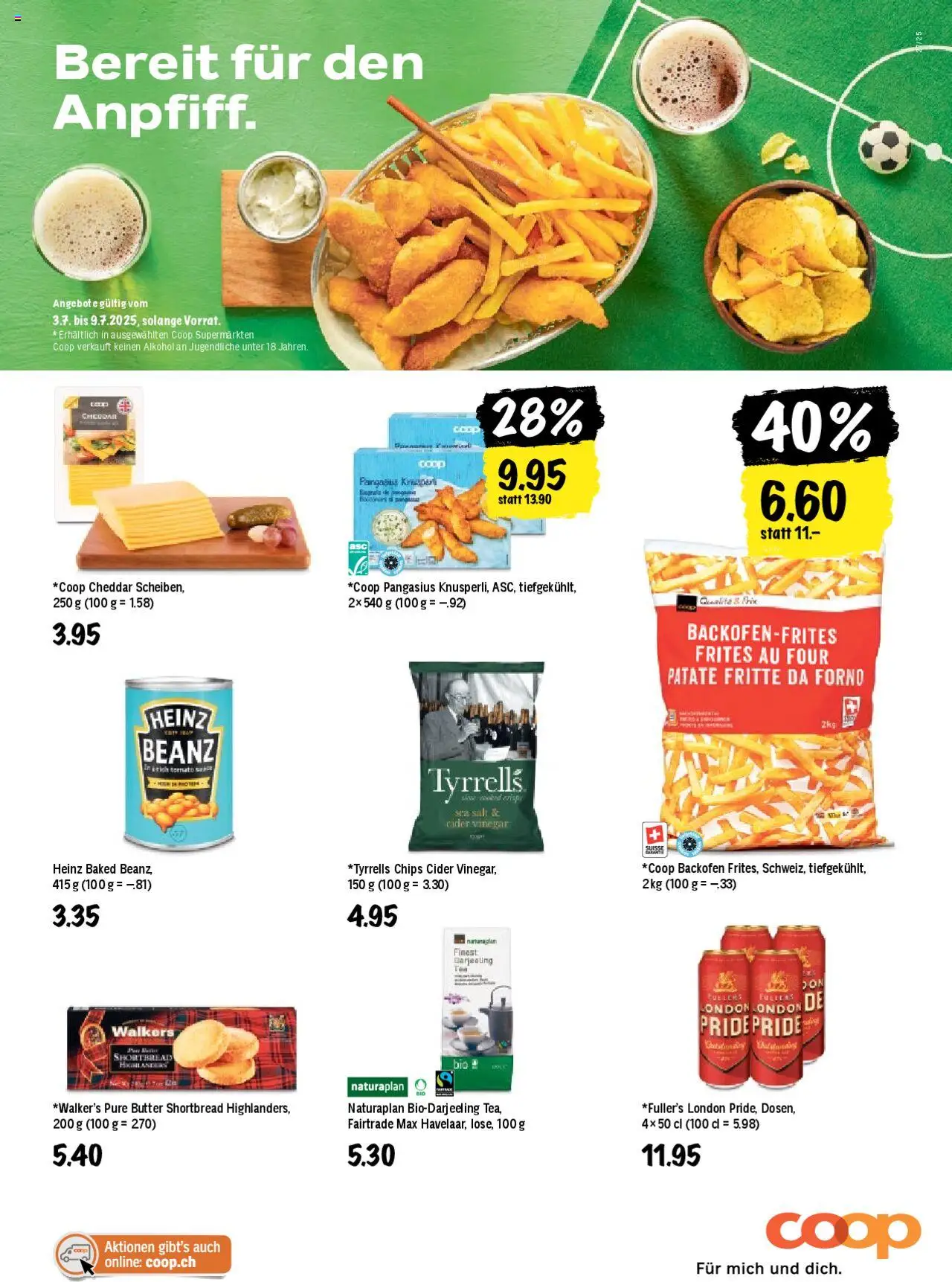 Coop Magazin ab 03.07.2025 | Seite: 51 | Produkte: Butter, Chips, Backofen