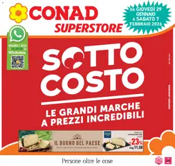 Anteprima del volantino Conad Superstore Lombardia catalogo valido a partire dal 29.01.2026