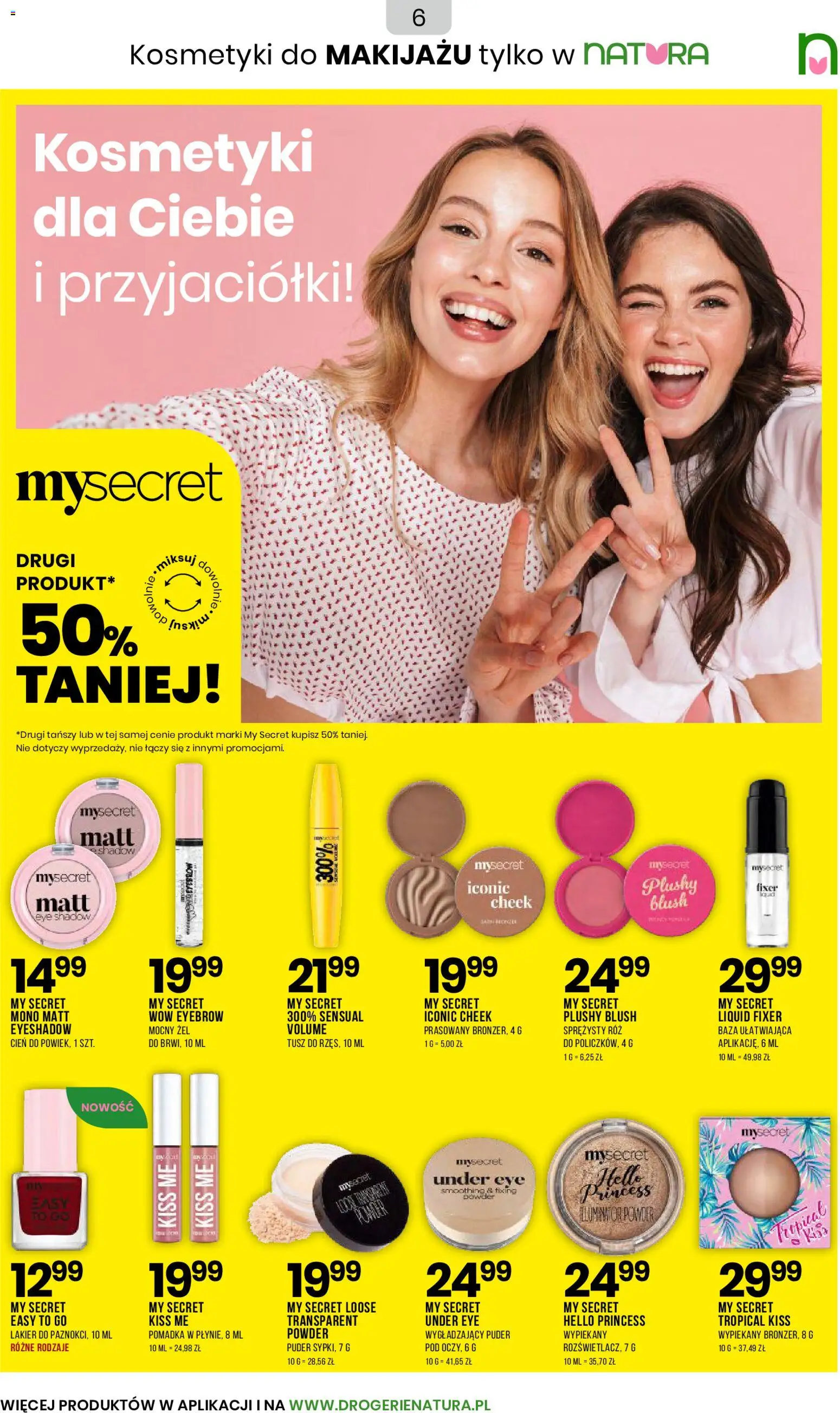 Drogerie Natura Black Friday od 23.10.2025 | Strona: 6 | Produkty: Kosmetyki, Pomadka, Bronzer, Róż
