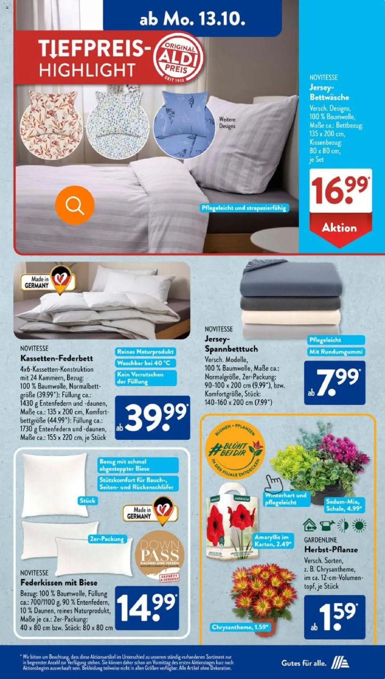 Aldi Süd Prospekt 	 – gültig ab 13.10.2025 | Seite: 15 | Produkte: Mozzarella, Burger, Knoblauch