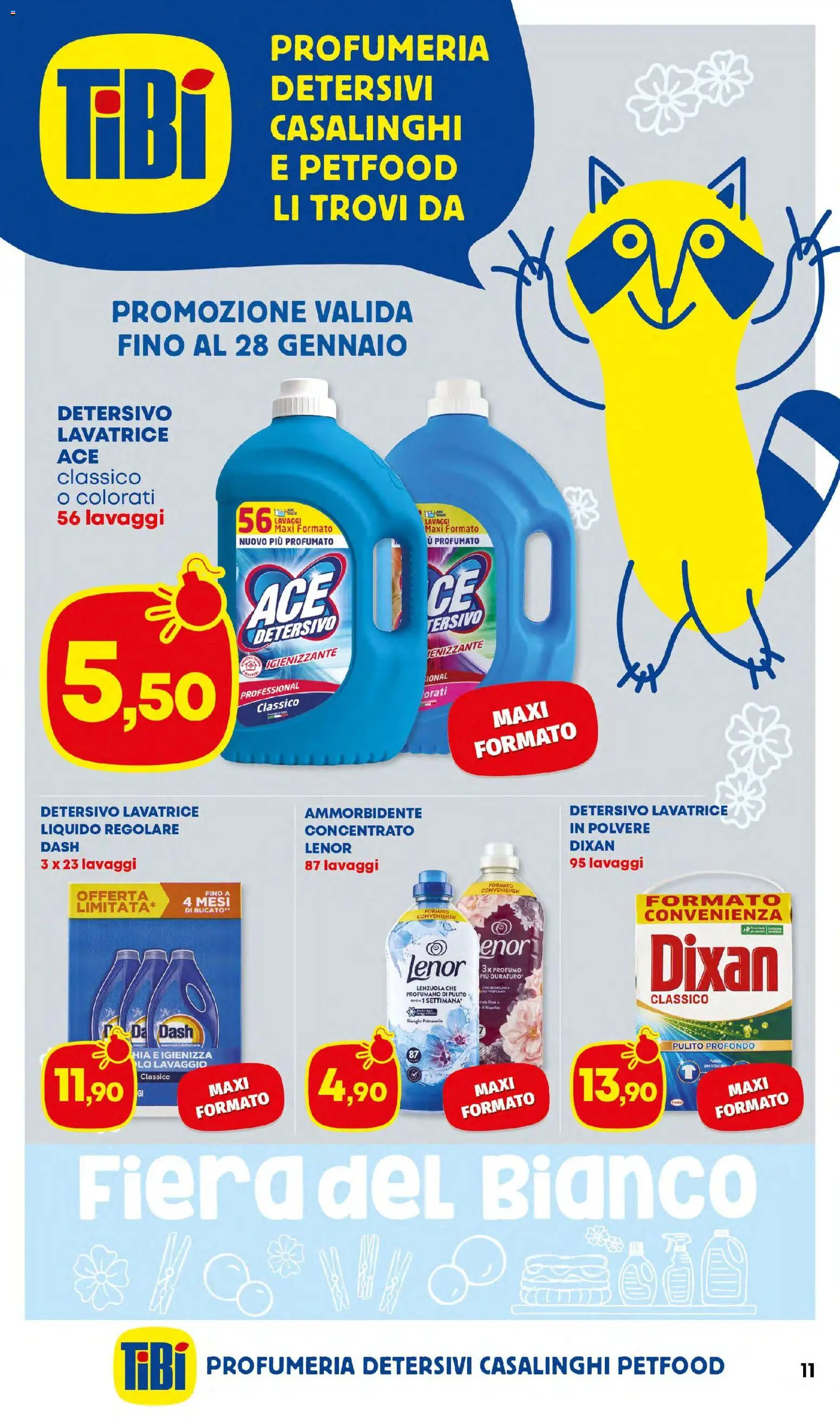 Volantino Panorama del 15.01.2026 | Pagina: 11 | Prodotti: Ammorbidente, Lavatrice, Lenzuola, Profumo