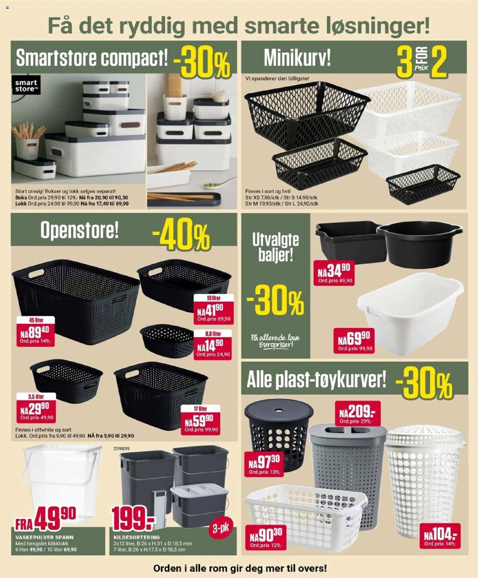 {H1} | Side: 10 | Produkter: Vaskepulver, Persienn, Boks