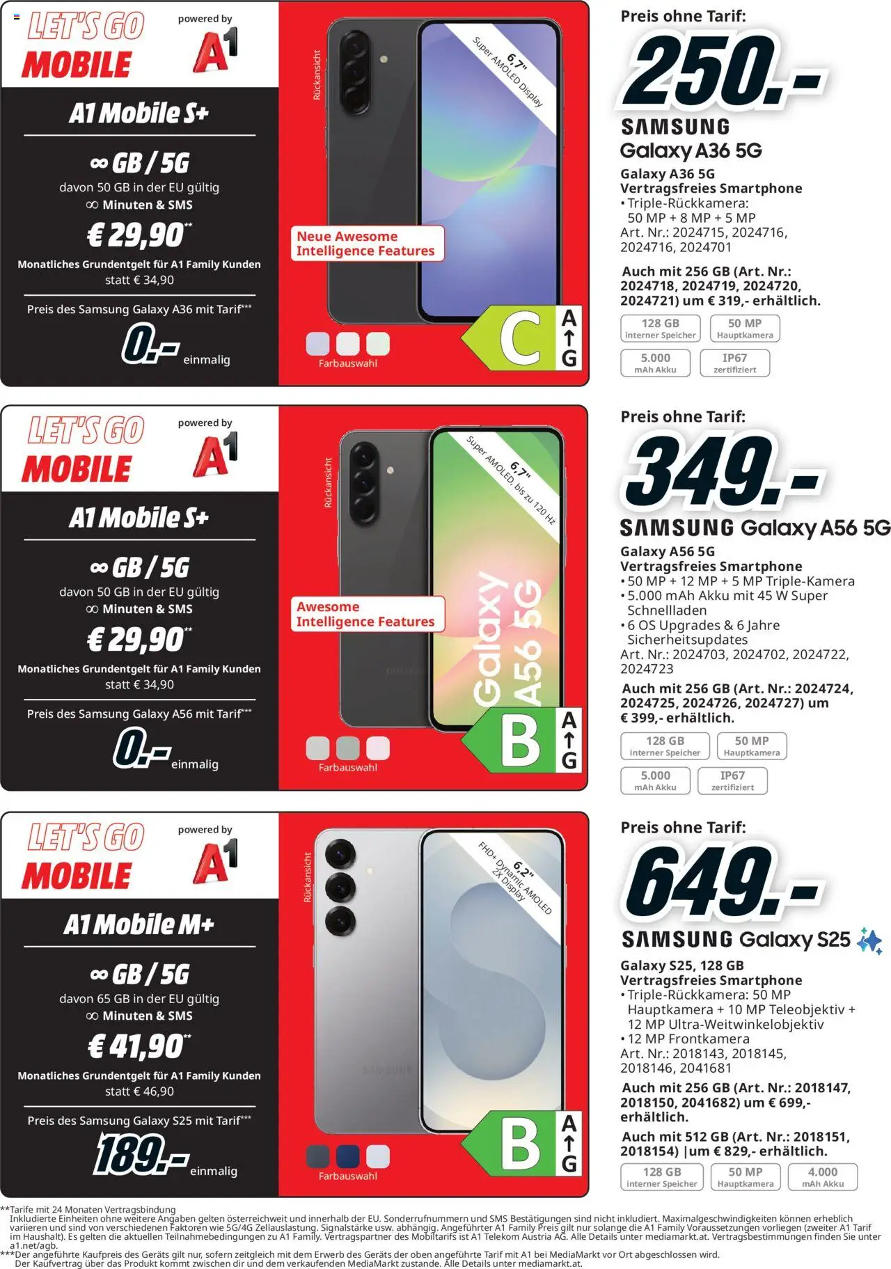 Media Markt Angebote gültig ab 15.10.2025 | Seite: 2 | Produkte: Smartphone, Samsung