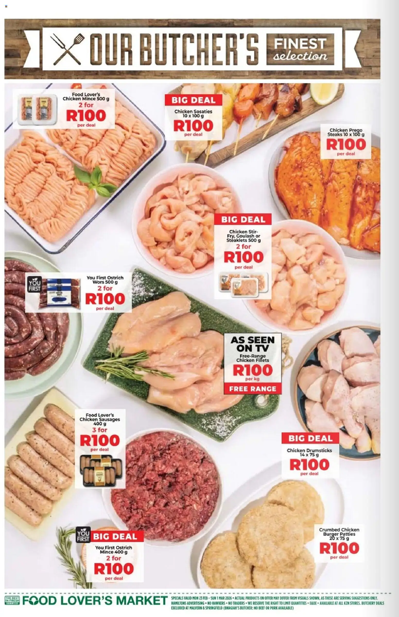 New Food Lover's Market catalogue – valid from 23.02.2025 | Page: 10 | Products: TV, Magdalenas, Chicken, Pork