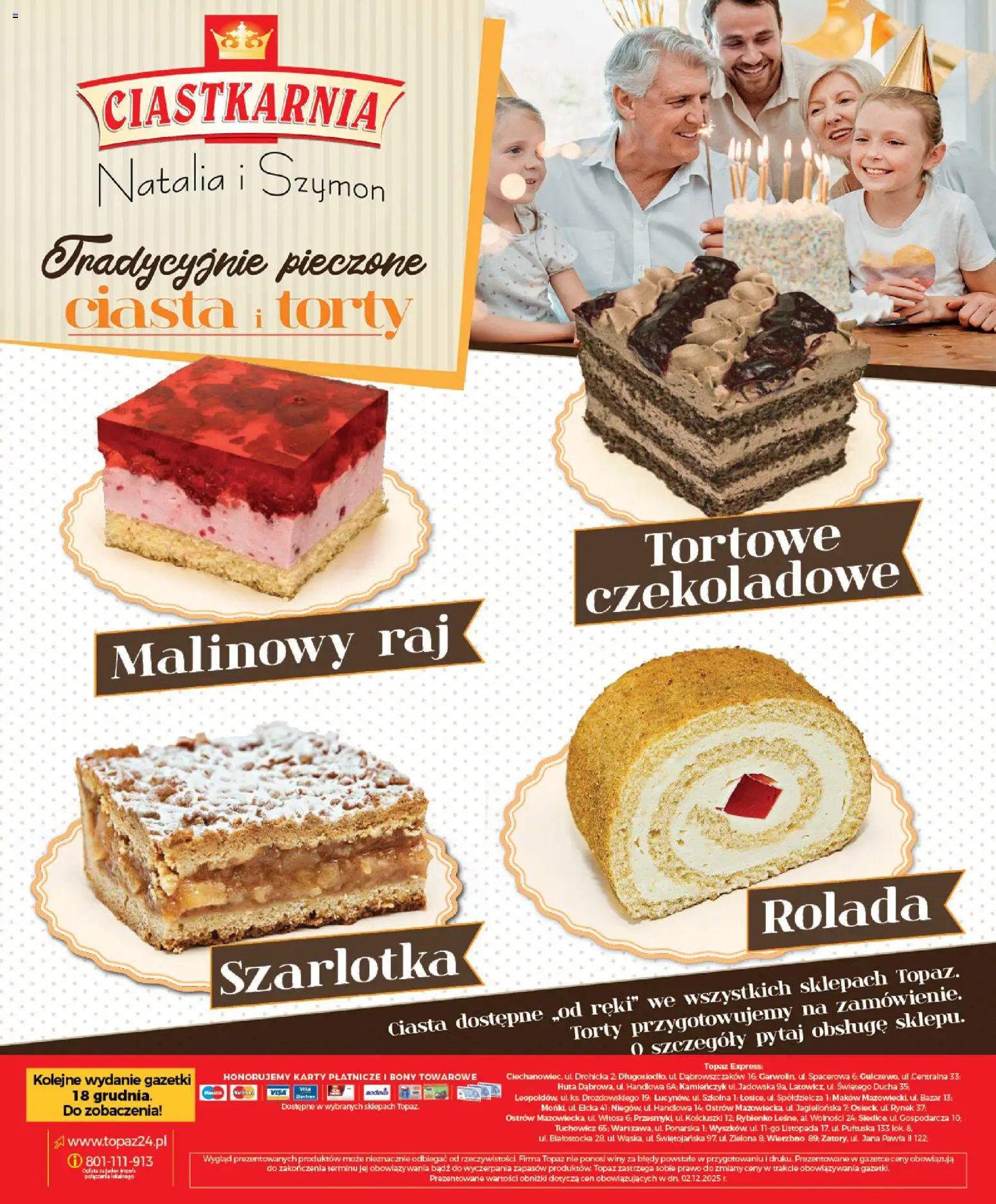 Topaz Gazetka - Express od 11.12.2025 | Strona: 32 | Produkty: Rolada