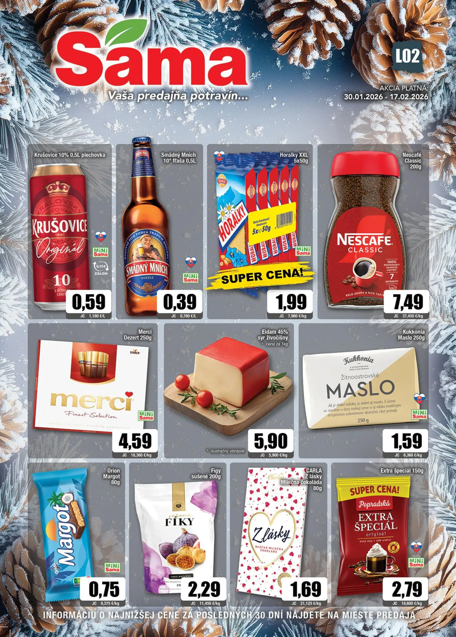 Nové Sama akcie – leták je platný od 30.01.2026 | Strana: 1