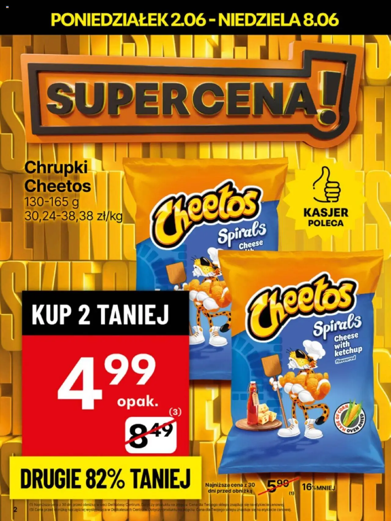 Delikatesy Centrum Gazetka - Sklepy Własne od 02.06.2025 | Strona: 2 | Produkty: Ketchup, Chrupki, Delikatesy