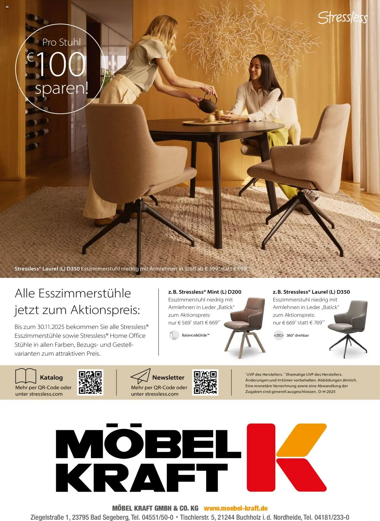 Möbel Kraft Stressless Spezial – gültig ab 08.10.2025 | Seite: 8 | Produkte: Esszimmerstühle, Stuhl, Bad