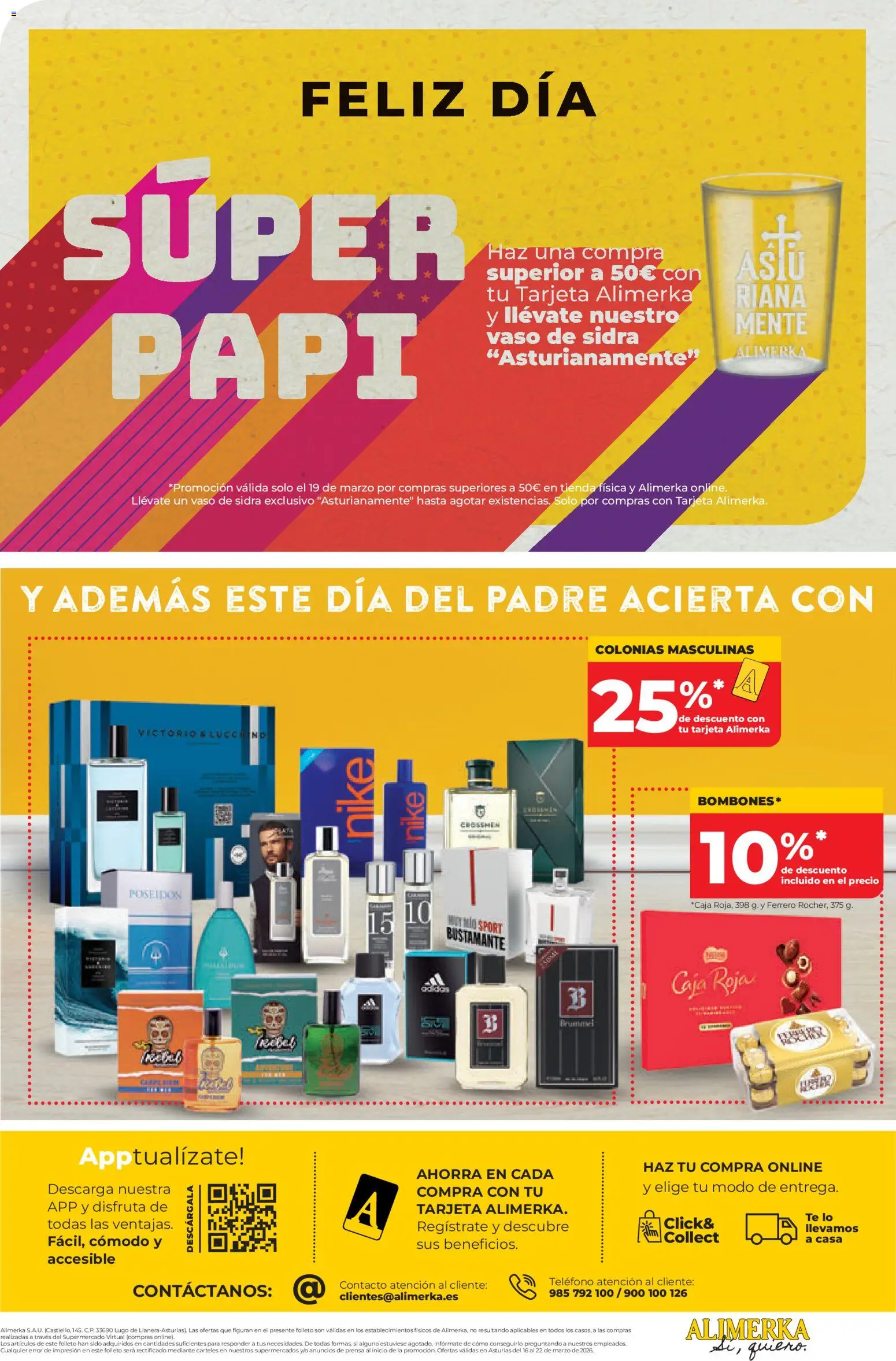 Alimerka folleto Asturias │ válido desde el 16.03.2026 | Página: 16 | Productos: Té, Teléfono, Prensa, Caja