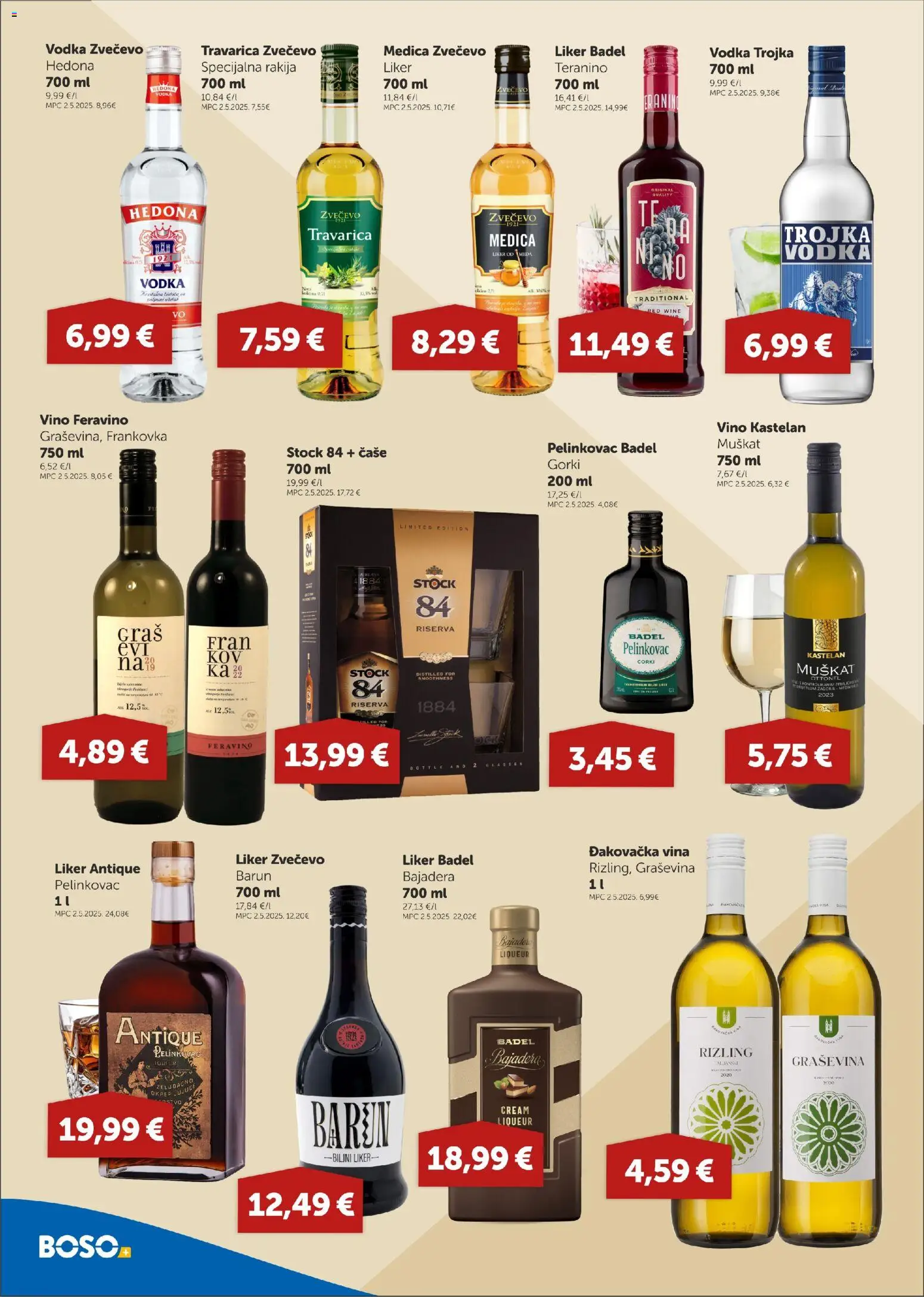 Boso katalog | vrijedi od 30.10.2025 | Stranica: 12 | Proizvodi: Čaše, Teranino, Rakija, Vodka