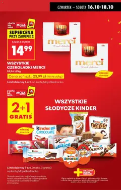 Pogląd oferty "WSZYSTKIE CZEKOLADKI MERCI, All Merci chocolate candies" - ważna od 16.10.2025 | Strona: 9