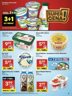 Delikatesy Centrum Gazetka - Sklepy Własne od 24.07.2025 | Strona: 27 | Produkty: Jogurt pitny, Camembert, Serek wiejski, Śmietana