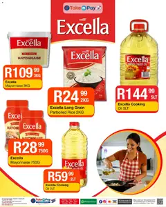 Take n Pay specials catalogue – valid from 10.11.2025 | Page: 7 | Products: Oil, Rice, Mayonnaise