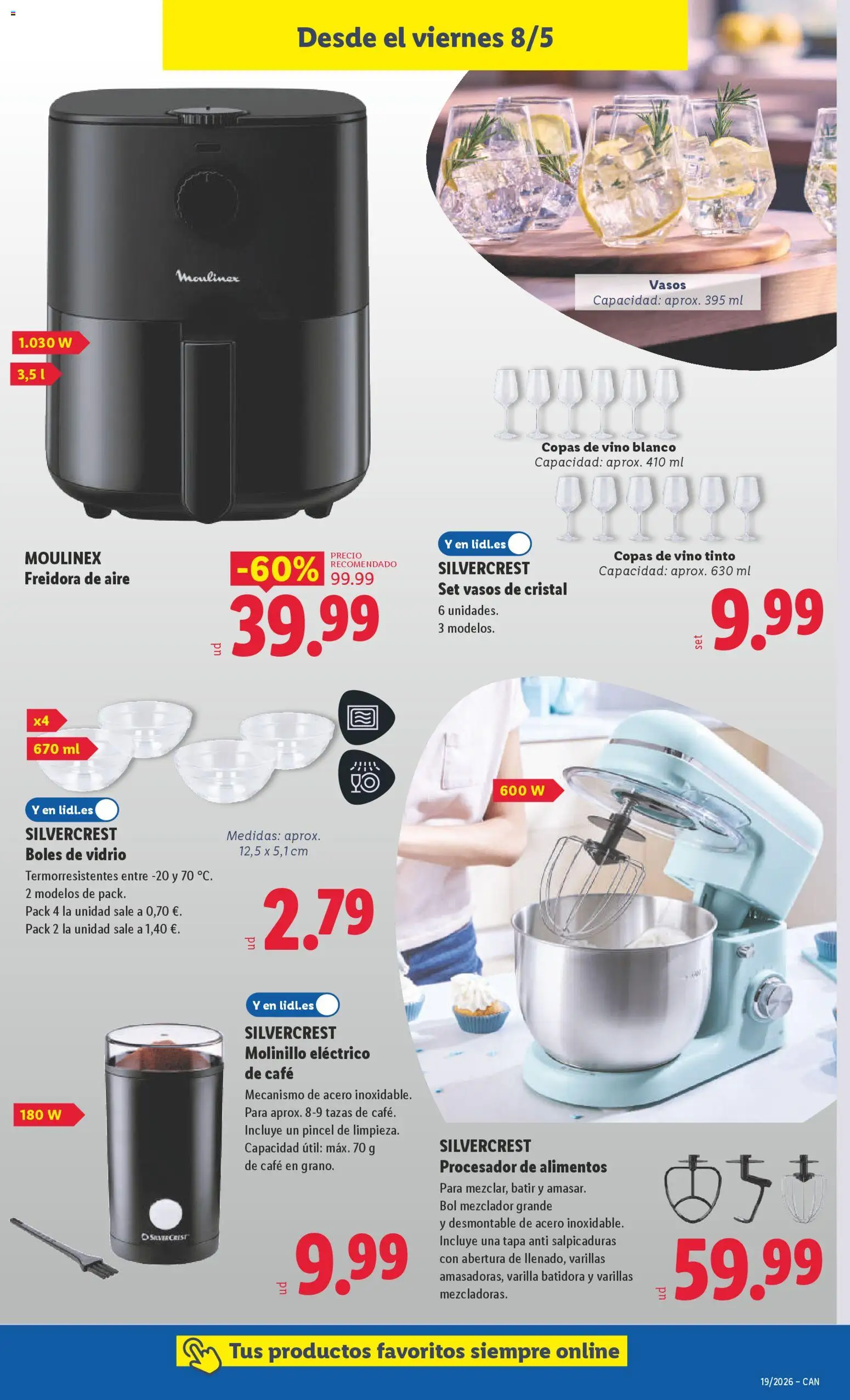 Lidl folleto de bazar │ válido desde el 04.05.2026 | Página: 25 | Productos: Café, Vino, Batidora, Κούβα