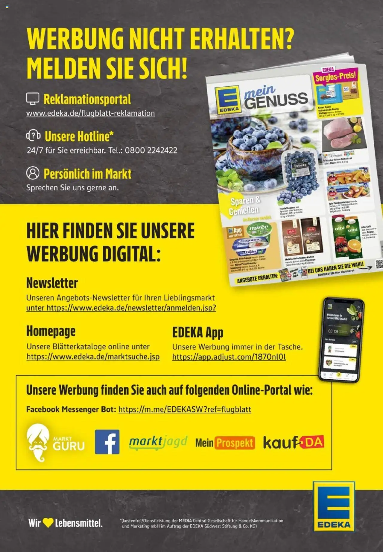 Edeka Prospekt 	 - gültig ab dem 07.07.2025 | Seite: 46 | Produkte: Melitta, Schokolade, Fischstabchen, Saft