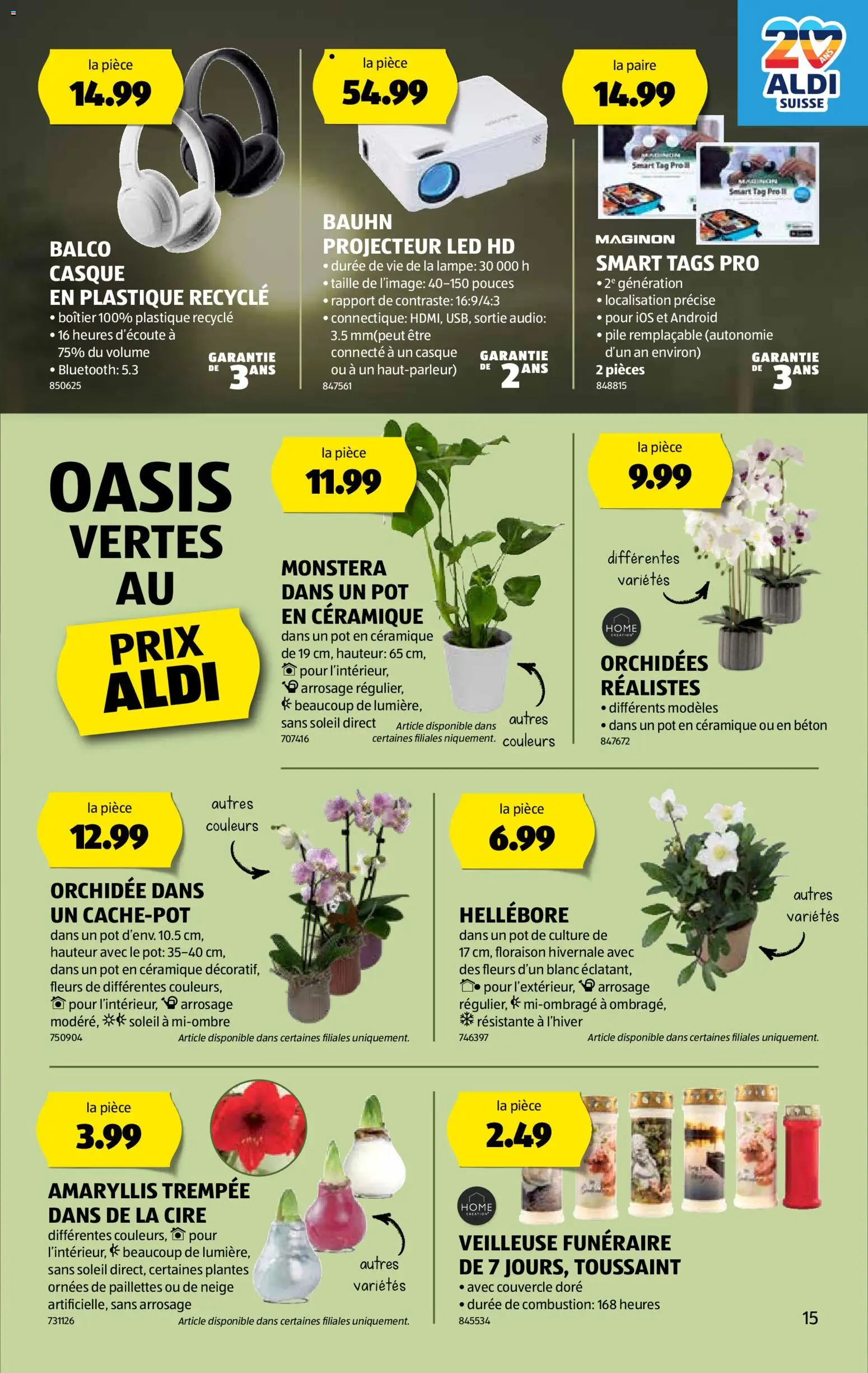 Aldi Aktionen FR – gültig ab 30.10.2025 | Seite: 16 | Produkte: Lampe, Audio