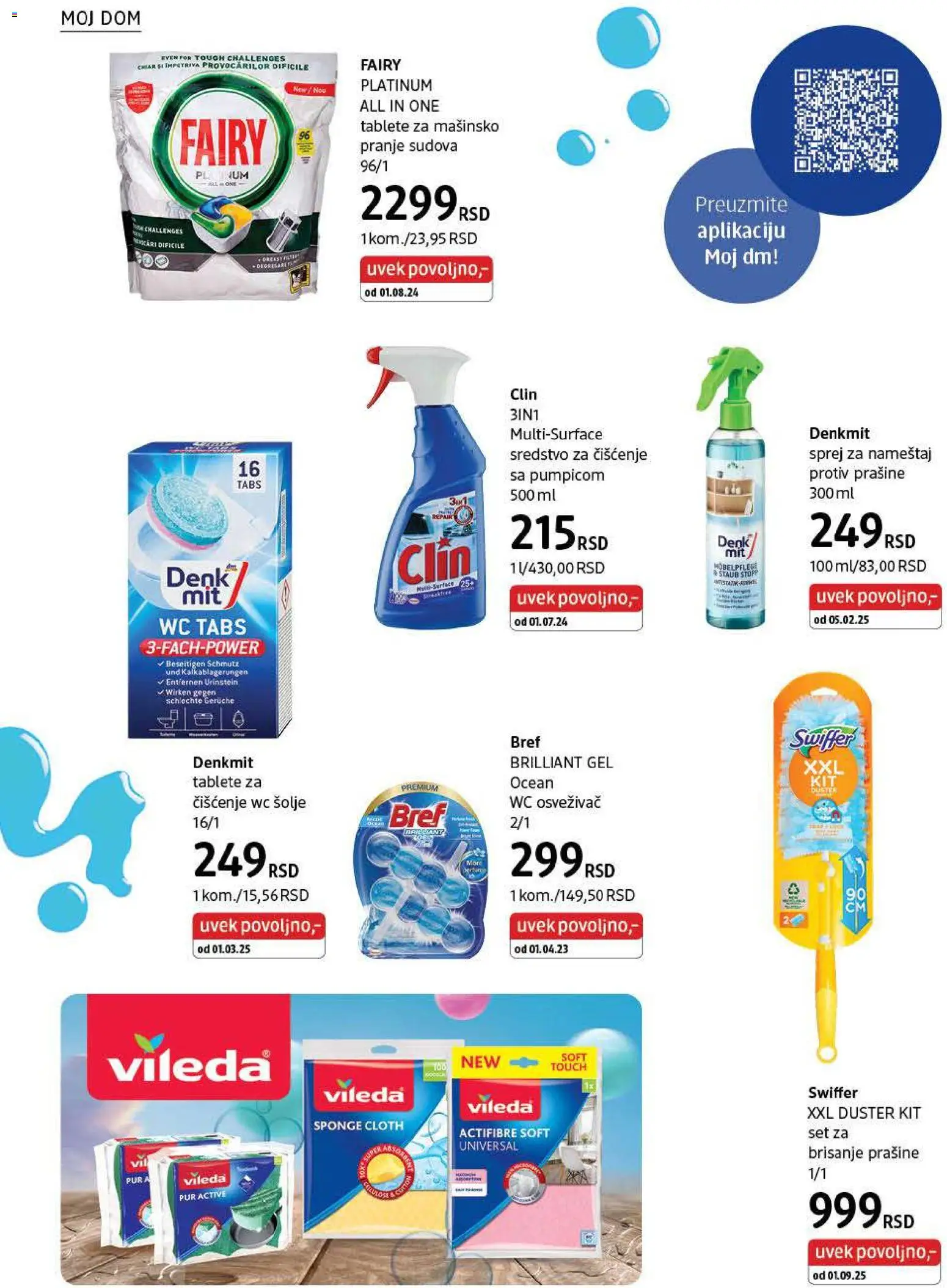 DM Drogerie katalog - važi od 01.01.2026 | Strana: 37 | Proizvode: Bref, Wc, Vileda