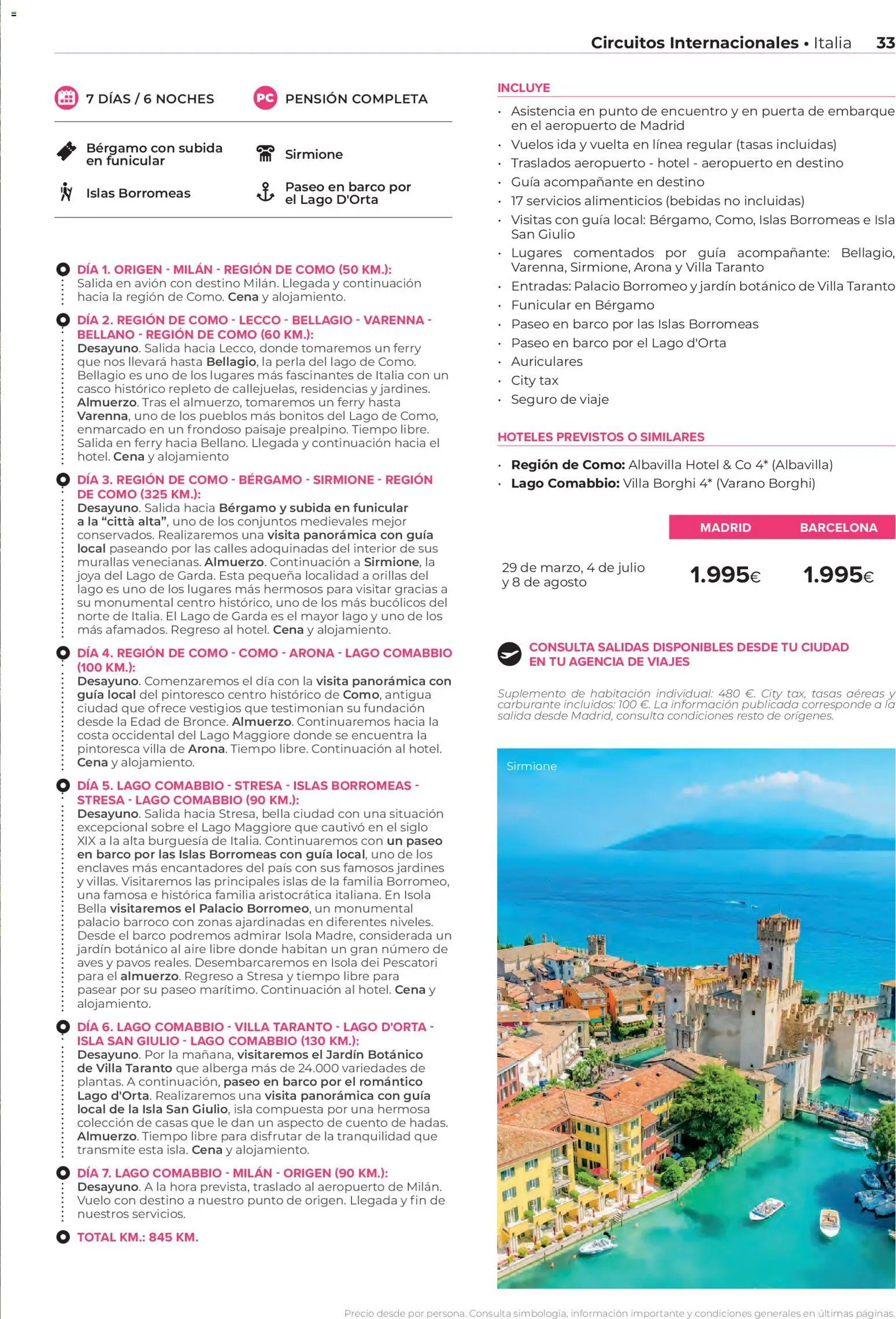 Viajes El Corte Inglés Circuitos exclusivos │ válido desde el 28.03.2026 | Página: 33 | Productos: Auriculares