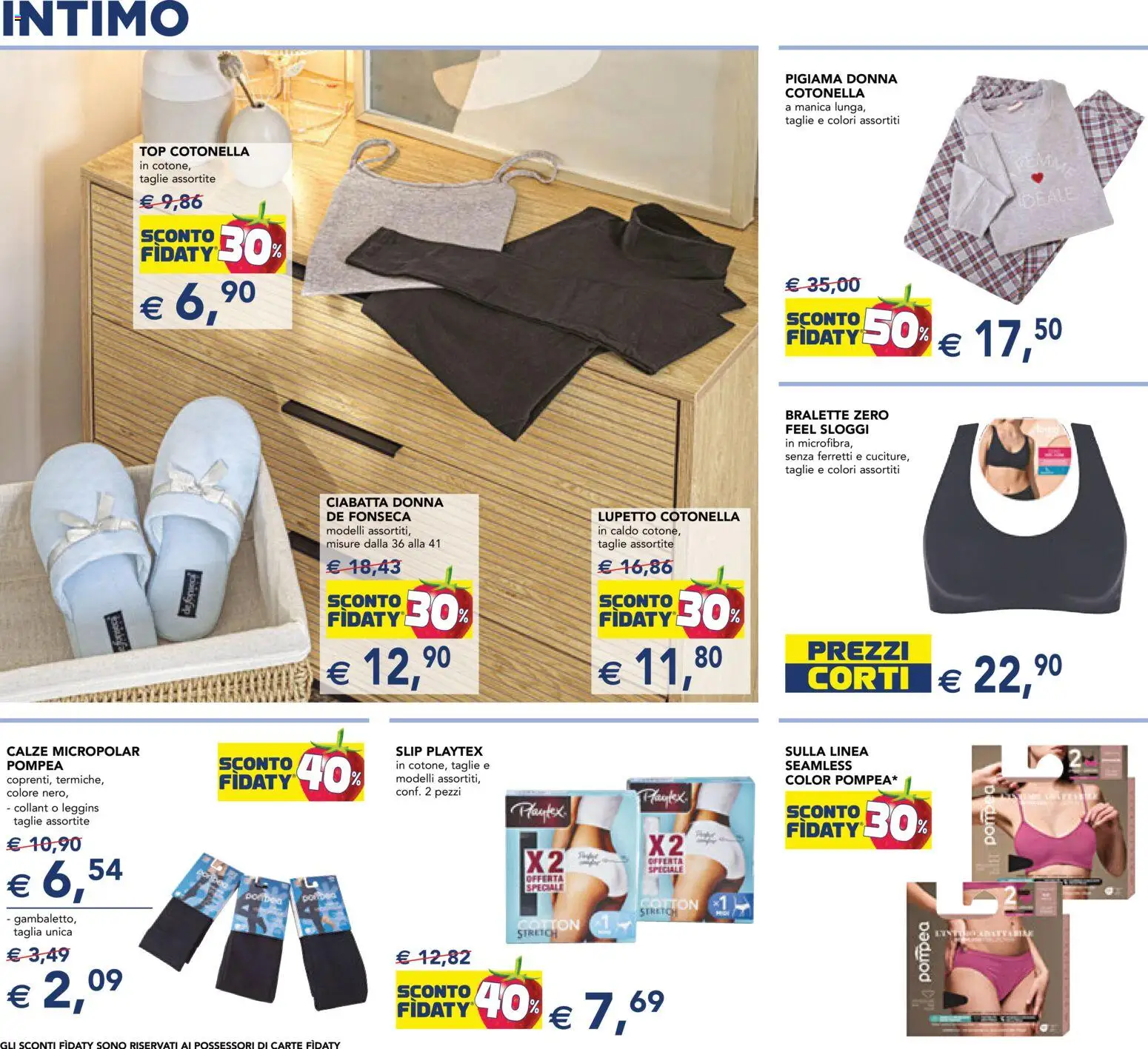Volantino Esselunga S del 29.12.2025 | Pagina: 10 | Prodotti: Intimo, Pigiama, Slip, Collant