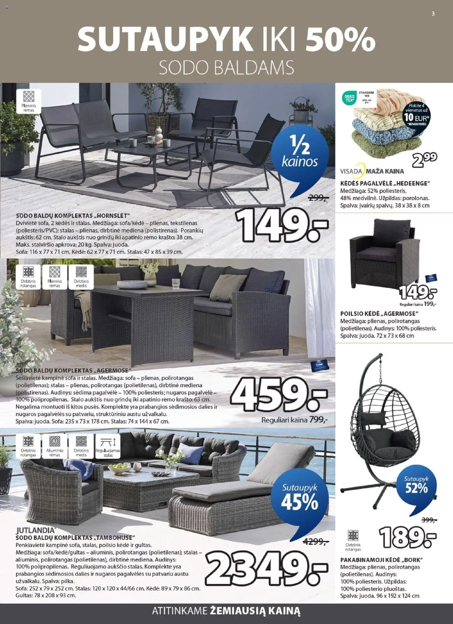 JYSK akcijos nuo 03.03.2026 | Puslapis: 3