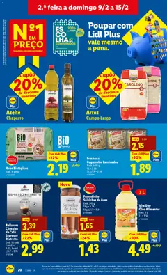 Pré-visualização Vita D'or Óleo Alimentar, Emb. 3 L, 1 L = 1.50 válido de 09.02.2026 | Página: 20