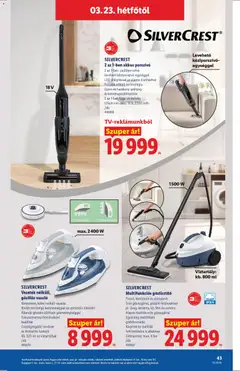 Lidl akciós újság - amely érvényes a következő dátumtól: 19.03.2026 | Oldal: 43