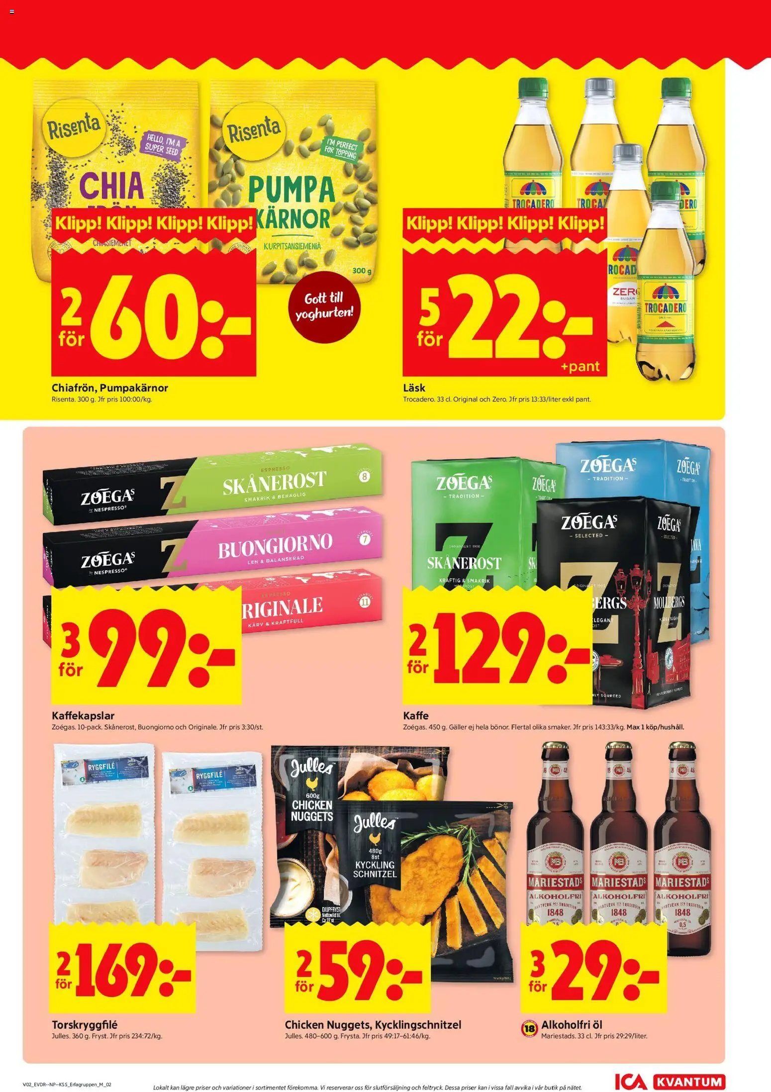 ICA Kvantum reklamblad aktuell från 05.01.2026 | Sida: 7 | Produkter: Galler, Kaffe, Öl, Pumpa