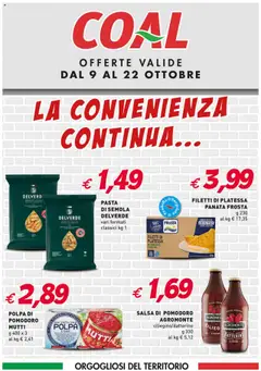Anteprima del volantino Coal La Convenienza Continua catalogo valido a partire dal 09.10.2025