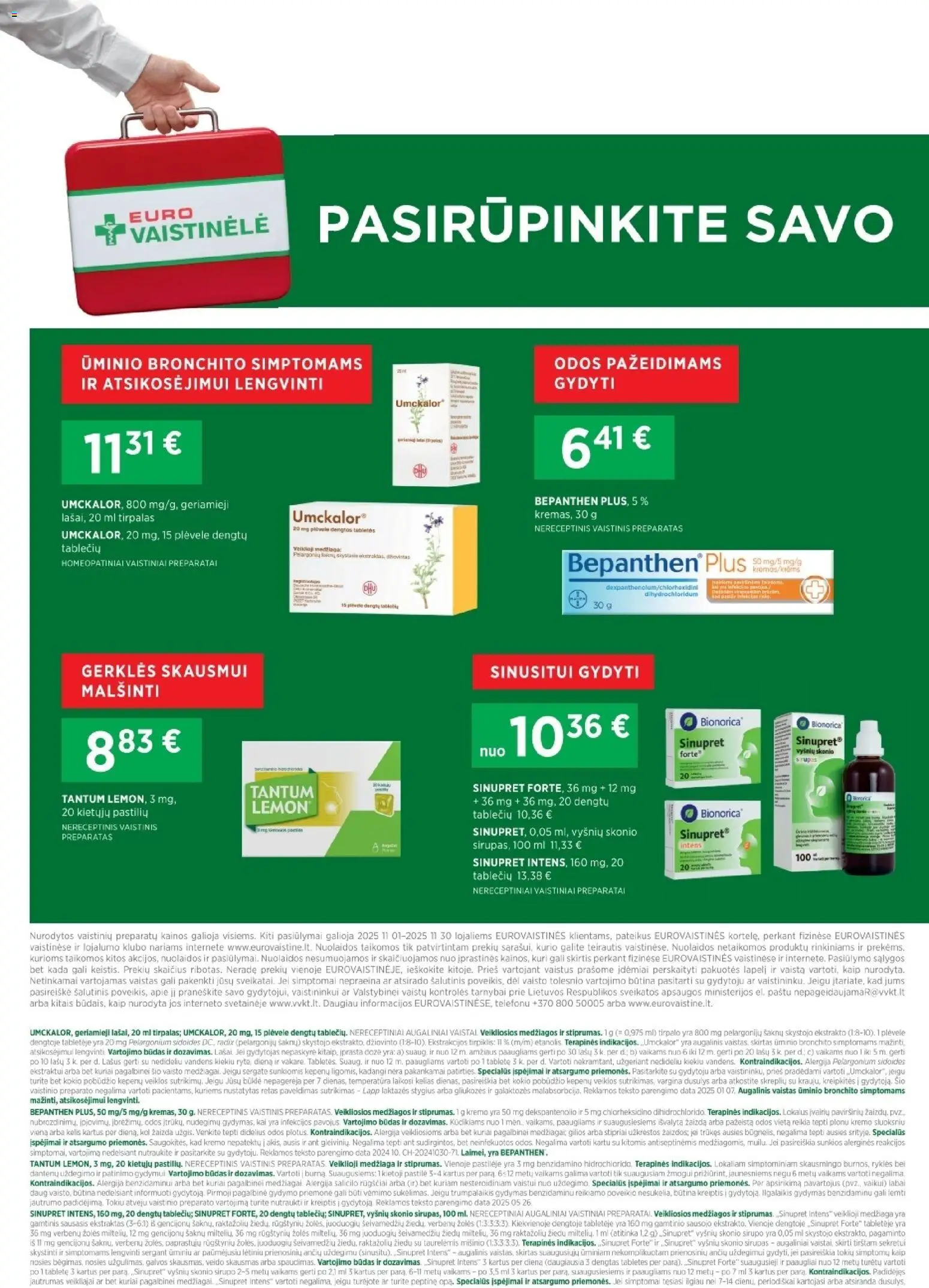 EUROVAISTINĖ akcijos nuo 01.11.2025 | Puslapis: 10