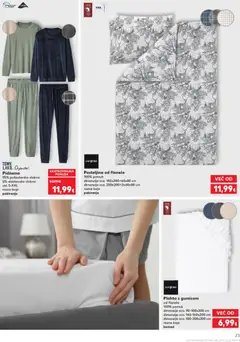 Plahta s gumicom, od flanela 100% pamuk dimenzije cca. 90-100x200 cm dimenzije cca. 140-160x200 cm dimenzije cca. 180-200x200 cm razne boje komad - Pregled kataloga iz trgovine Kaufland, vrijedi od 28.01.2026 | Stranica: 23