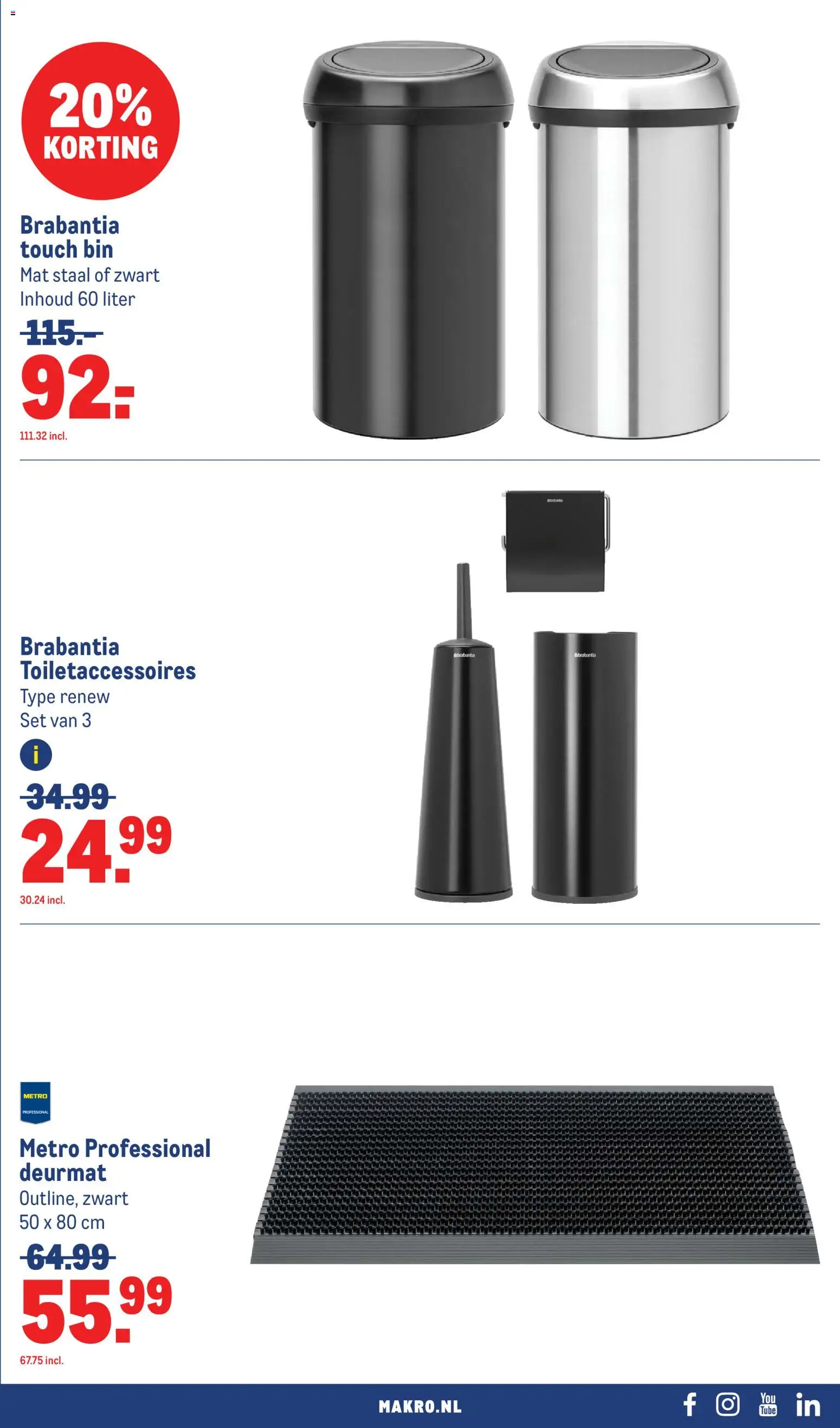 {H1} | Pagina: 92 | Producten: Deurmat