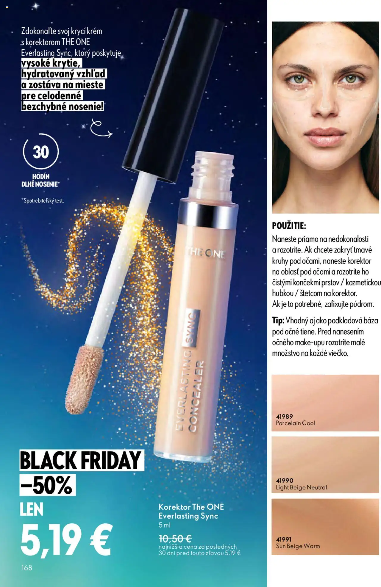 Nové Oriflame akcie – leták je platný od 12.11.2025 | Strana: 168 | Produkty: Korektor, Krém