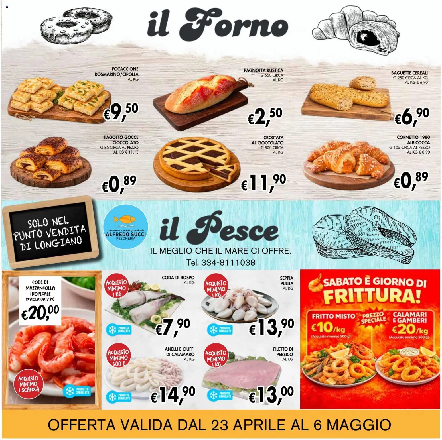 Volantino Coal del 23.04.2026 | Pagina: 8 | Prodotti: Cioccolato, Cornetto, Il pesce, Calamari