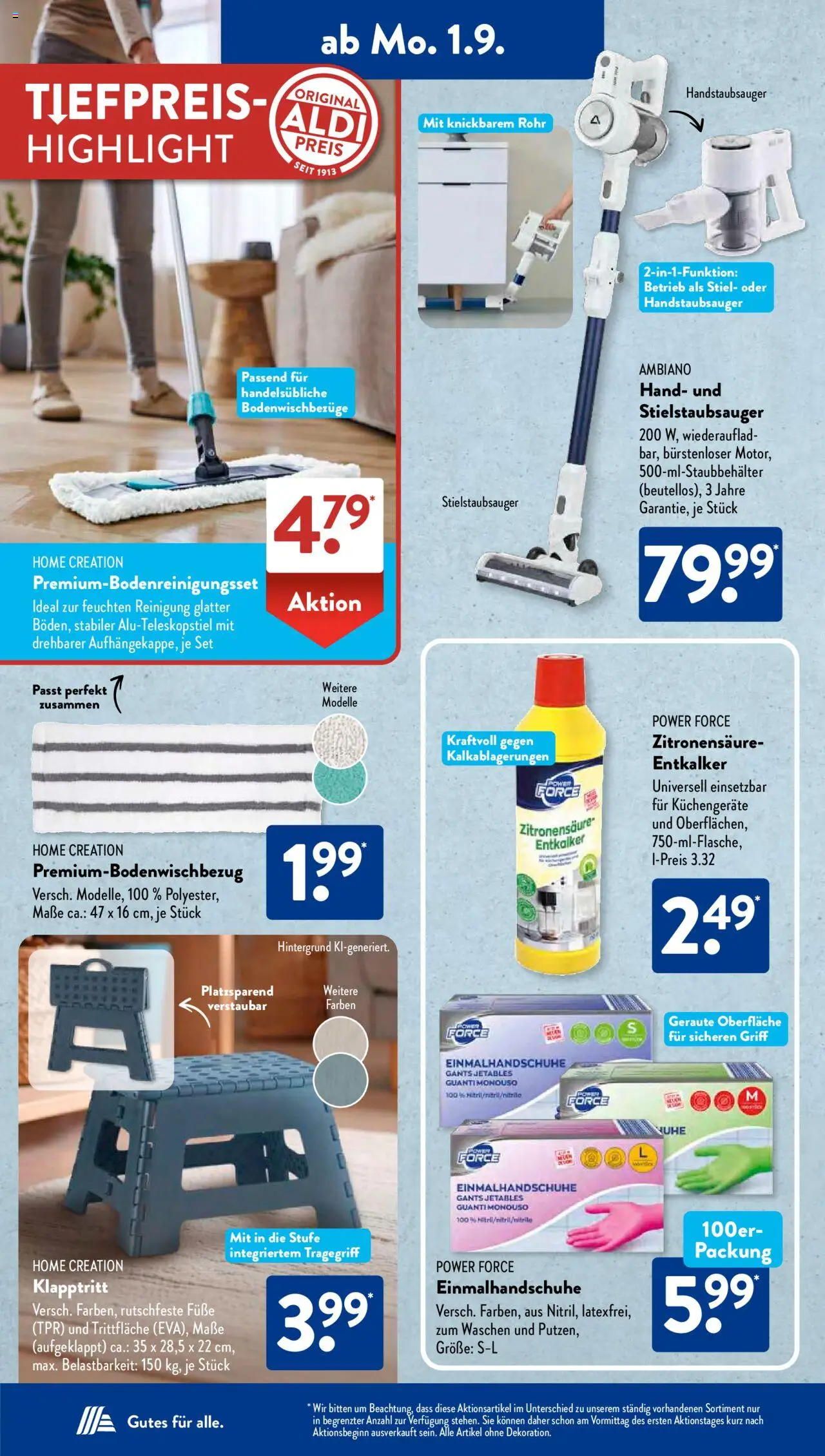 Aldi Süd Prospekt 	 - gültig ab dem 01.09.2025 | Seite: 3 | Produkte: Home creation
