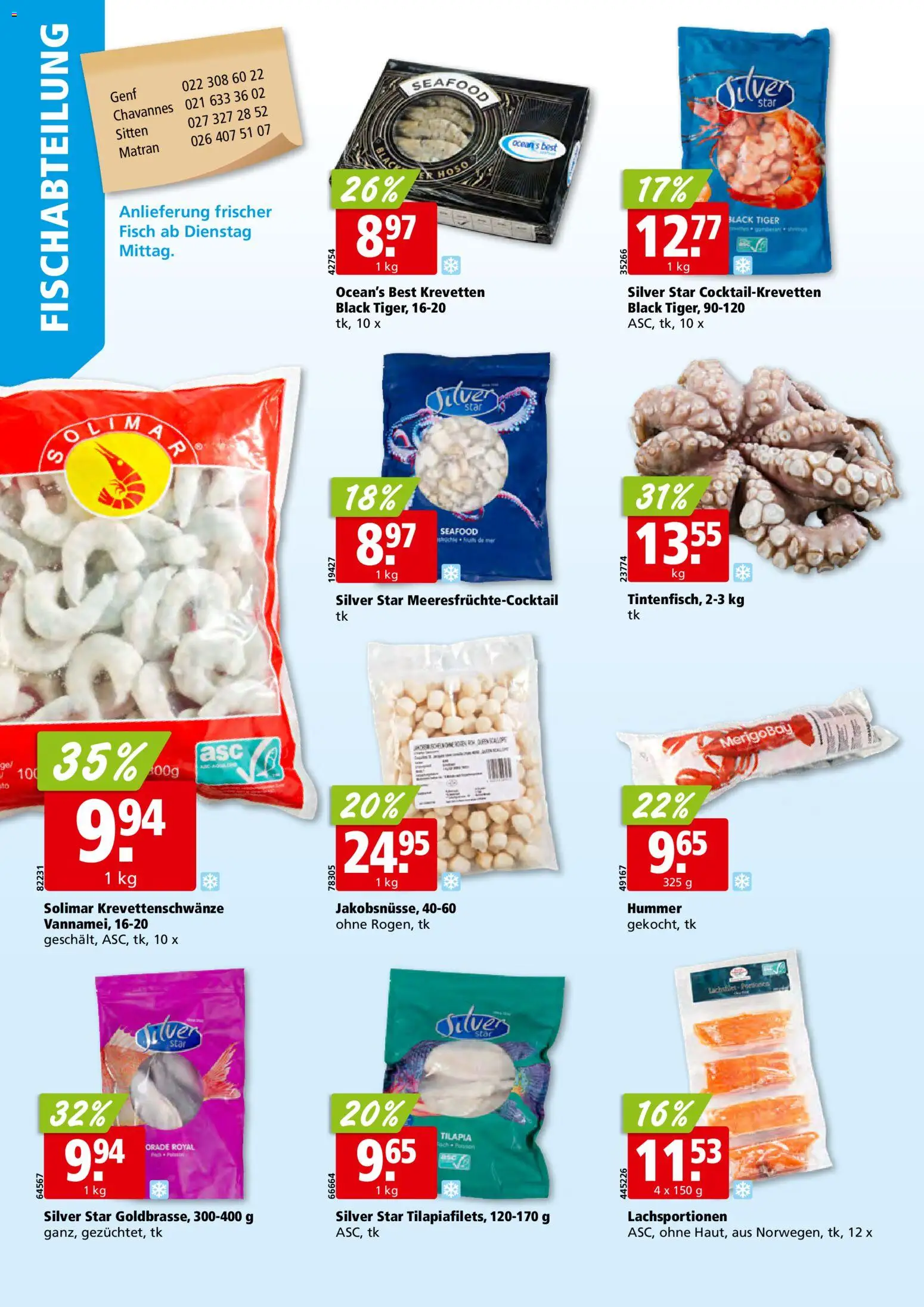 Aligro Aktionen Chavannes, Matran, Genf, Sitten – gültig ab 24.11.2025 | Seite: 16 | Produkte: Fisch