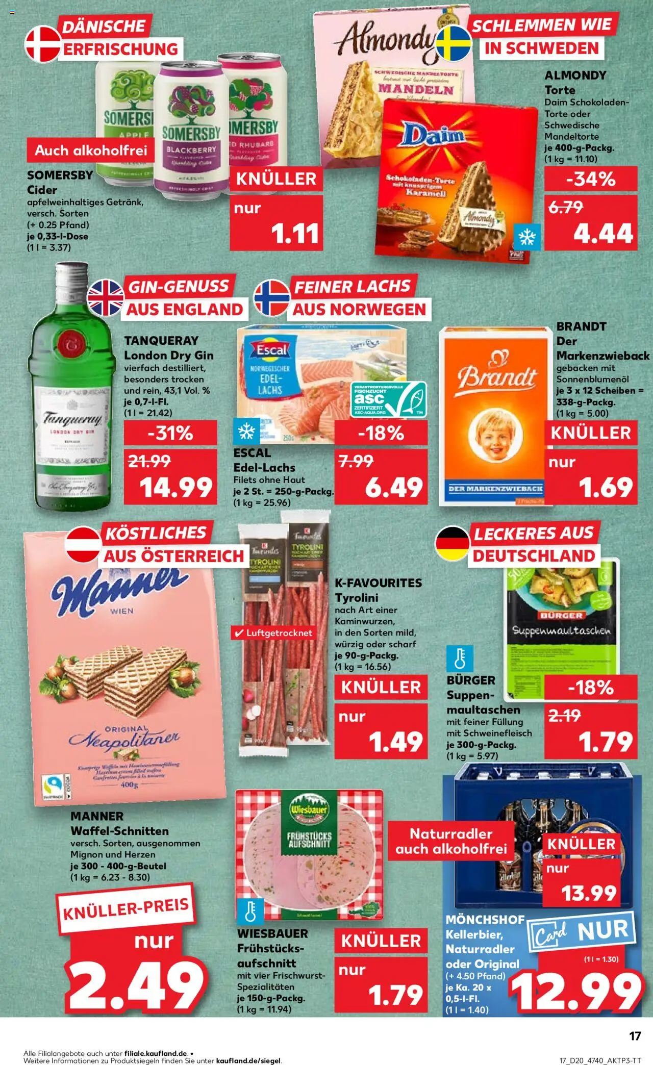 Kaufland - Hannover, Bornumer Straße 141 - gültig ab dem 15.05.2025 | Seite: 17 | Produkte: Monchshof, Apple, Schweinefleisch, Maultaschen