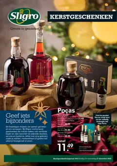 Sligro - Kerstgeschenken - Voorbeeld van een folder van Sligro, geldig van 22.10.2025